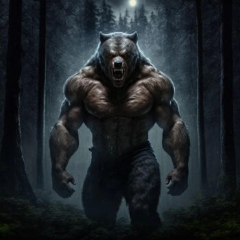 Niedźwiedziołak z człowieka